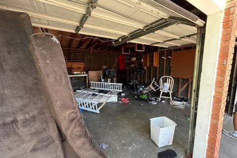 Garage cleanout and debris removal